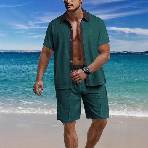2025 Summer Hot Selling New Men's Casual Versatile beach shorts set